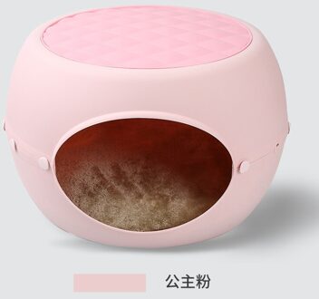 Netto Rode Kruk Kat Huis Vier Seizoenen Algemene Zomer Villa Nest Semi-Gesloten Huisdier licht grijs