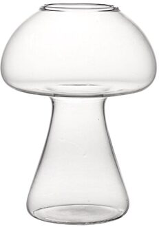 Netto Rode Paddestoel Cup Cocktail Glas Creatieve Water Glas Gourmet Bar Gewijd Glas Persoonlijkheid Glas LB113012