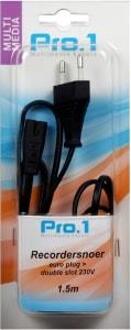 Netvoedingskabel C7 1.5 mtr