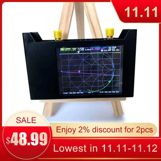 Network Analyzer Metal Touchable Household Accurate Analyzer with 2.8-inch Display For SAA2 Nano VNA V2 Vector Antenna Analyzer
