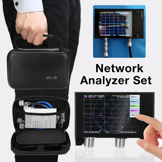 Network Analyzer Set Touchable Metal Accurate Antenna Analyzer With 4-inch Display Vector Analyzer For SAA2N Nano VNA V2