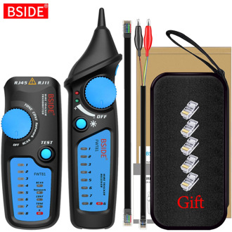 Network cable tracker detecteur BSIDE FWT81 RJ11/45 Lan Ethernet Phone wire tester Finder Telecom Tool electrified work 48V