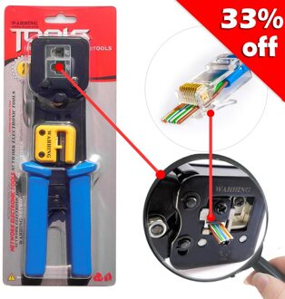 Networking Tang RJ45 RJ11 Krimpen Kabel Stripper Crimper RJ45 Drukken Lijn Klem Tang