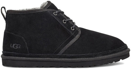 Neumel veterboot van schapenvacht Zwart - 47