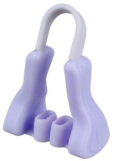 Neus Omhoog Shaping Shaper Lifting Bridge Straightening Beauty Neus Clip Gezicht Shapers Fitness Facial Clipper Corrector Tool 1stk paars