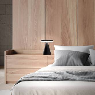 Neutra LED tafellamp, hoogte 27 cm, zwart, touchdimmer