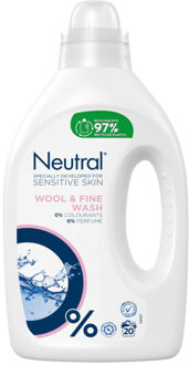 Neutral Vloeibaar Wasmiddel - Fijnwas - 1 liter - 20 wasbeurten