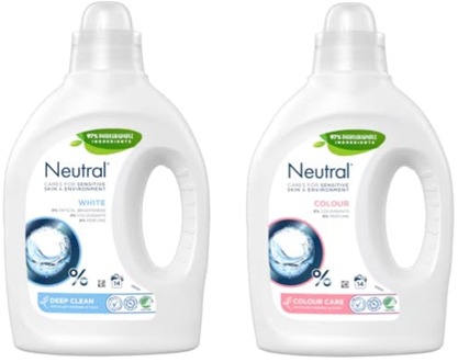 Neutral Vloeibaar wasmiddel Neutral Liquid Laundry Detergent White & Color 2 x 700 ml