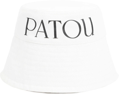 Neutrale Logo Bucket Hat Patou , White , Dames - M,S