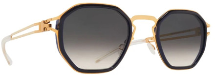 Neutrale zonnebril Ss24 International Fit Mykita , Yellow , Dames - 49 MM