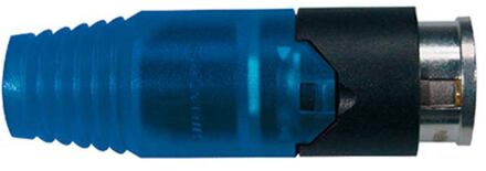 Neutrik NBC2C75PBL bnc connector bnc connector, blauw connector cap, push-pull lock