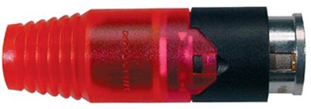Neutrik NBC2C75PRD bnc connector bnc connector, red connector cap, push-pull lock
