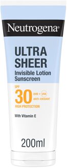 Neutrogena Ultra Sheer Body Invisible Hydrating Lotion Sunscreen SPF30