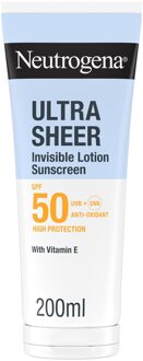 Neutrogena Ultra Sheer Body Invisible Hydrating Lotion Sunscreen SPF50