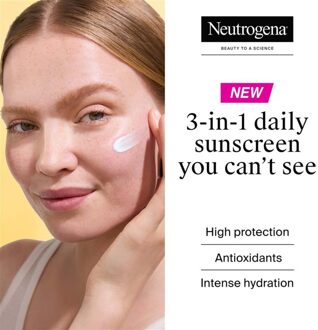 Neutrogena Ultra Sheer Invisible Cream Sunscreen Hydration SPF50