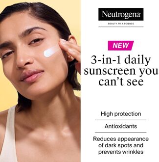 Neutrogena Ultra Sheer Invisible Fluid Sunscreen Age Shield SPF50