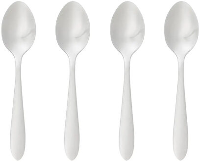 Nevis koffie/thee lepels - 4x stuks - RVS - 14,5 cm