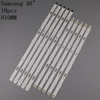 New 10 PCS/set LED backlight strip for samsung UN40JU6700 V5DU-400DCA-R1 V5DU-400DCB-R1 BN96-34792A 34791A S_5u75_40_FL_R05 L04