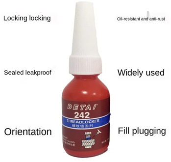 NEW 10ml Screw Glue Thread Locking Agent Anaerobic Adhesive 242 Glue Oil Resistance Fast Curing hot sale