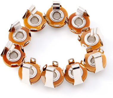 New 10Pcs Mono 1/4" 6.35mm ID Socket Jack Connector Panel Mount Guitar Plate Set