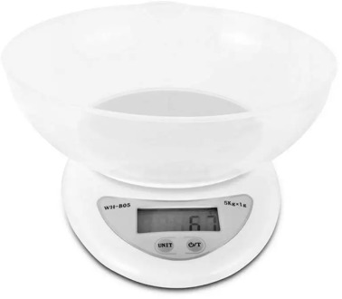 New 11LB / 5kg Precise Kitchen Digital LED Electronic Scale With Removable Bowl Kitchen Restaurant Weight Measurement Tool