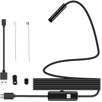 new 1m For Android WIFI Endoscope Waterproof Borescope Inspection Camera 8 LED a long effective focal length