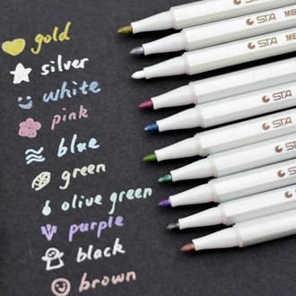 New 1mm Tyre Tire Paint ker Pen Car Tread Waterproof Permanent Rubber Metal