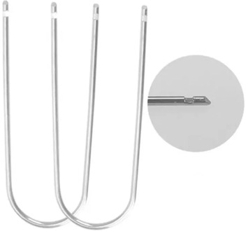 New 2 Pcs Vehicle Car Stereo Radio Removal Keys CD Changer Disassembly Tool For Citroen Peugeot Car Radio Removal Tools