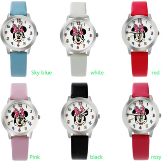 New 2019 fashion cool cartoon watch for children girls Leather digital watches for kids boys Christmas gift wristwatch