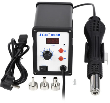 New 2020 JCD Hot Air 858D Soldering Station 220V/110V 700W Hot Air Gun Electric Soldering Iron Kit Quality DIY and SMD Rework