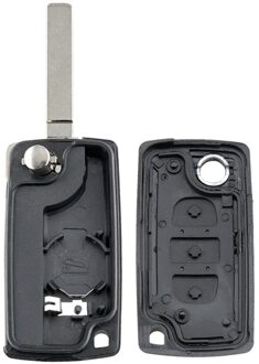New 3 Button Vervanging Fob Sleutel Case Ongecensureerd Blade Voor Peugeot 207 307 407 308 607 Voor Citroen 3 Knop zonder Slot