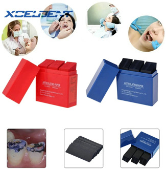 New 300 Sheet/Box Articulating Paper Blue Strips Dental Lab Products Oral Dentist Teeth Care Whitening Material Tool 55*18mm