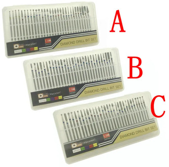 NEW 30pcs/Set Dental Diamond burs Nail Drill Bit Milling Cutter Rotary Bur Clean Files Electric Machine Nail Art Manicure Tools