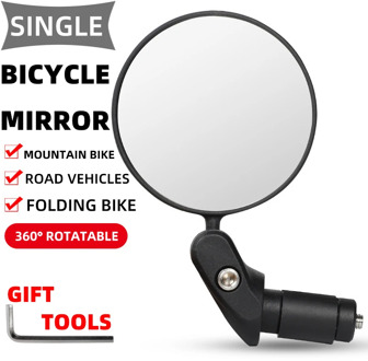 New 360 Degree Rotation Bicycle Rearview Mirrors Convex Rearview Mirror Adjustable Cycling Convex Rear View Mirror Accessories