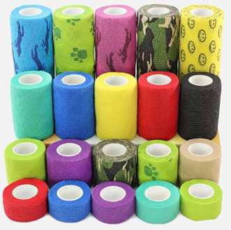 NEW 4.6M Sport Tape Waterproof Self Adhesive Elastic Bandage Muscle Tape Finger Joints Wrap Bandage Nonwoven Cohesive Bandage