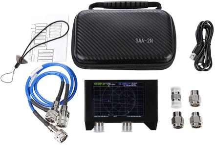 New 4 inch Display SAA-2N NanoVNA V2 3GHz Vector Network Analyzer HF VHF UHF Antenna Analyzer