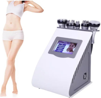 NEW 5 in 1 Vacuum Lipo Ultrasonic Cavitation Radio Frequency Multipolar RF Body Slimming Machine Skin Lifting Tighten Anti-wrink