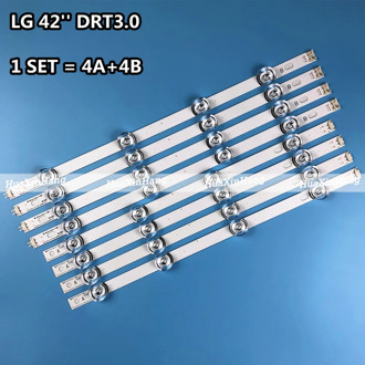 NEW 8 pieces/set LED Backlight Strip for LG 42LB5610 42LB5800 42LB585V 42LB DRT 3.0 42 A/B 6916L-1709A 1710A 6916L-1957A 1956A