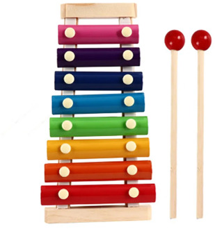 New About 25cm Baby Children Toys Montessori Educational Toy Wooden 3D Puzzle Music toy Sensory Mathematics Balancing Brain Toy