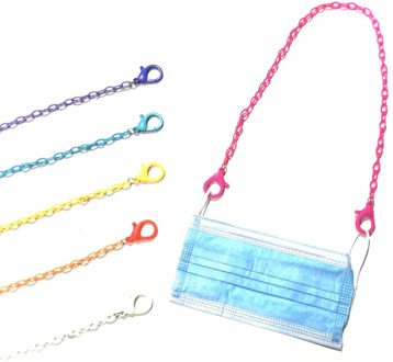 New Acrylic Mask Lanyard Mask storage Artifact Portable Mask Storage Chain Student Chains for Storing Masks Save Masks Holder