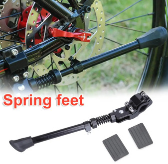 NEW Adjustable Bicycle Kickstand Mountain Bike MTB Aluminum Side Rear Kick Stand Solid and Reliable Bicycle Accessories