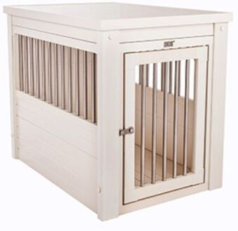New Age Pet® InnPlace Crate - Hondenbench meubel - Antique Wit - 46x60x56 cm - Small