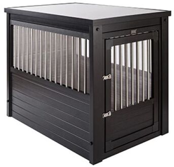 New Age Pet® InnPlace Crate - Hondenbench meubel - Espresso Zwart - 61x91x71 cm - Large