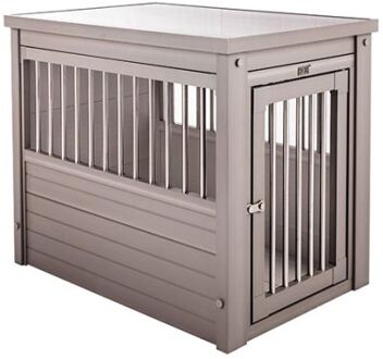 New Age Pet® InnPlace Crate - Hondenbench meubel - Grijs - 53x74x64 cm - Medium
