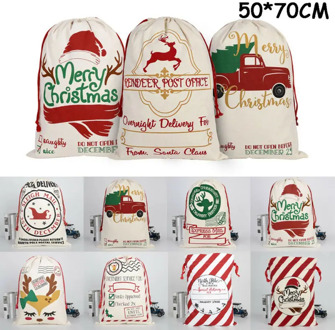 New Arrival Christmas Sacks Reusable Drawstring Wrap Present Gift Party Bags Storage