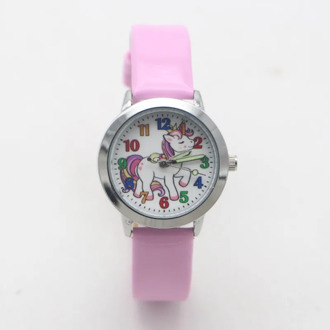 New Arrival Fashion Quartz Kids Cartoon Unicorn Horse Watch Children Student Girls Boys Watches Relogio Feminino Kol Saati Clock