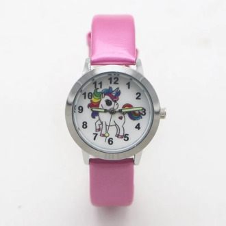 New arrival Fashion Quartz kids cartoon Unicorn Lovely Watch children student girls boys Watches Reloj Mujer kol saati