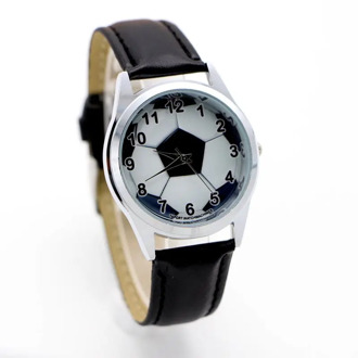 New Arrival Football Quartz Kids Sports Fashion Leather Watch Wristwatch For Boy Students Relogio Feminino Clock