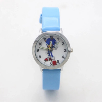 New Arrival High Quality Children Fashion Sonic Cartoon Wristwatch For Boys Girls Gifts Simple Student Kids Watch