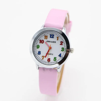 New Arrival High Quality Leather Cartoon Watch Children's Kids Girls Boys Students Wristwatch Relogio Clock Montres Kol Saati